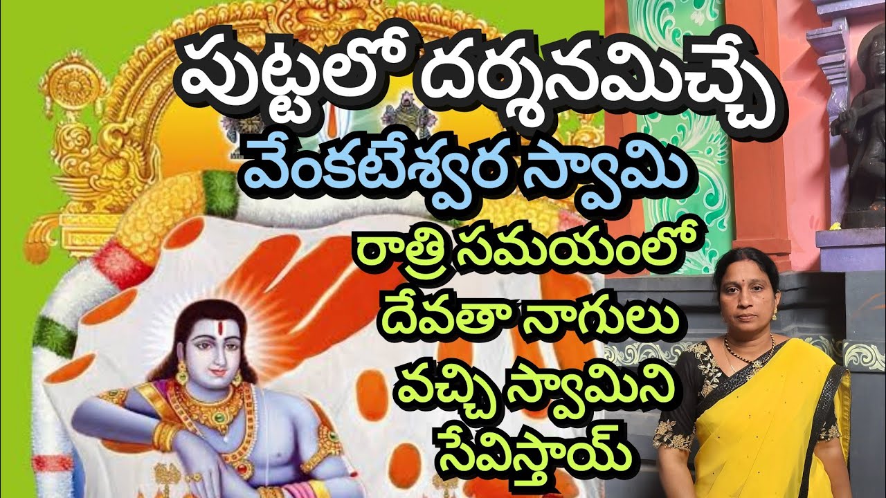పుట్టలో దర్శనమిచ్చే వేంకటేశ్వర స్వామి ఆలయం| Venkateswara Swamy Temple, Tirumalagiri | Krishna #viral