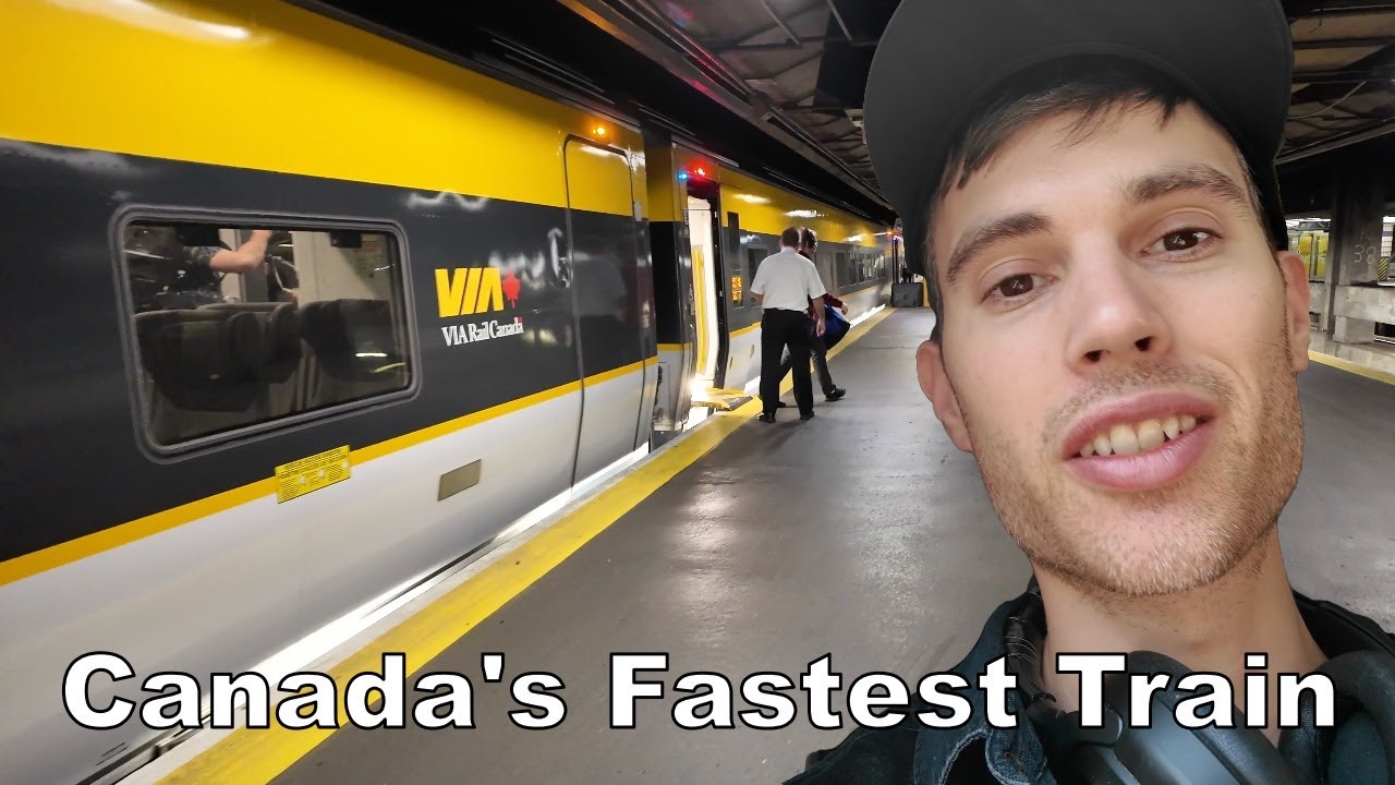 Ottawa to Montreal on Canada's Fastest Train (Via Rail's Siemens Venture)