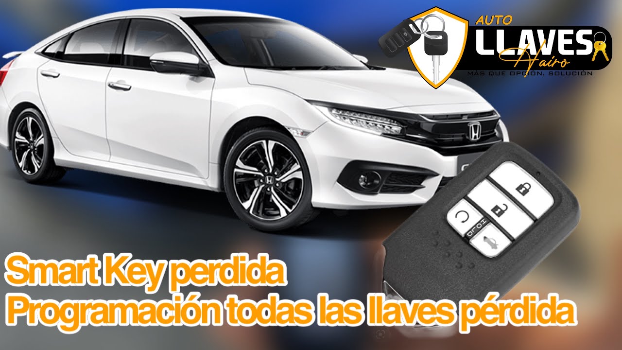 Programación de todas las llaves perdidas de HONDA CIVIC 2016 totalmente fácil All key lost