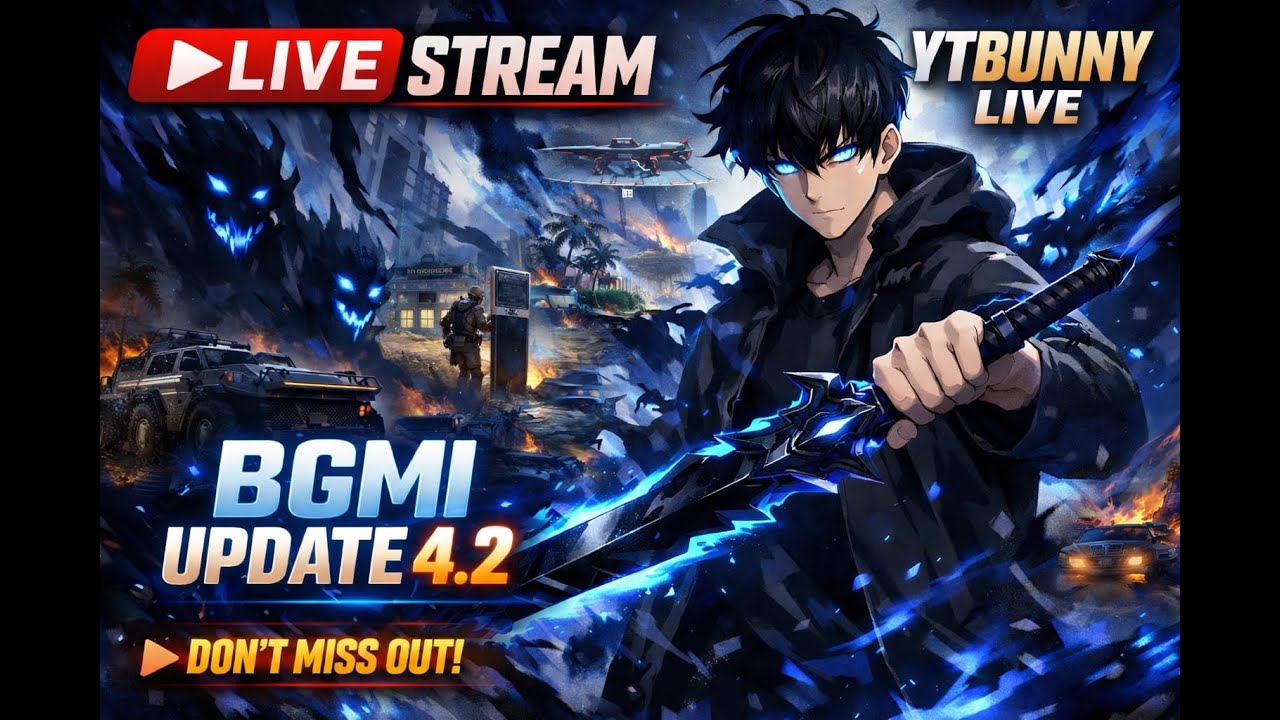 🔴watch Live: RANK PUSH ❌ KD PUSH✅ NEW 4.2 UPDATE  | #Bgmi #live #scrims #viral