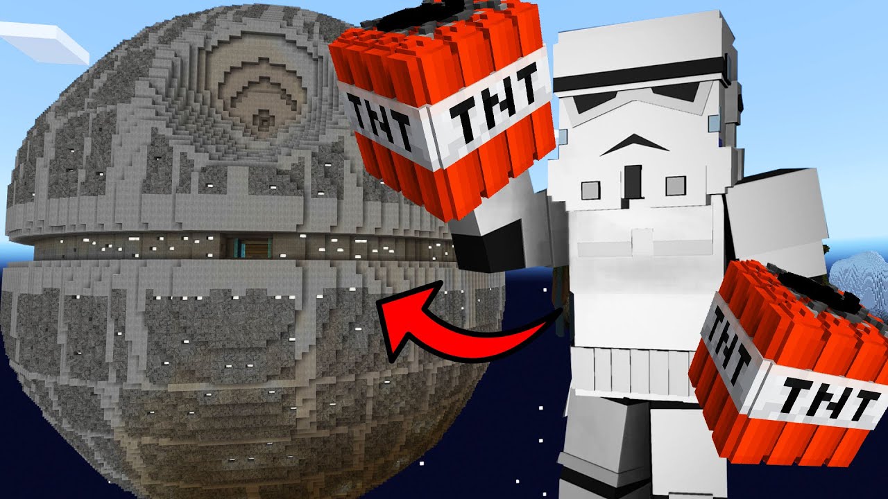 Stormtrooper Traitor NUKES the DEATH STAR! - Minecraft: Star Wars Mod DLC