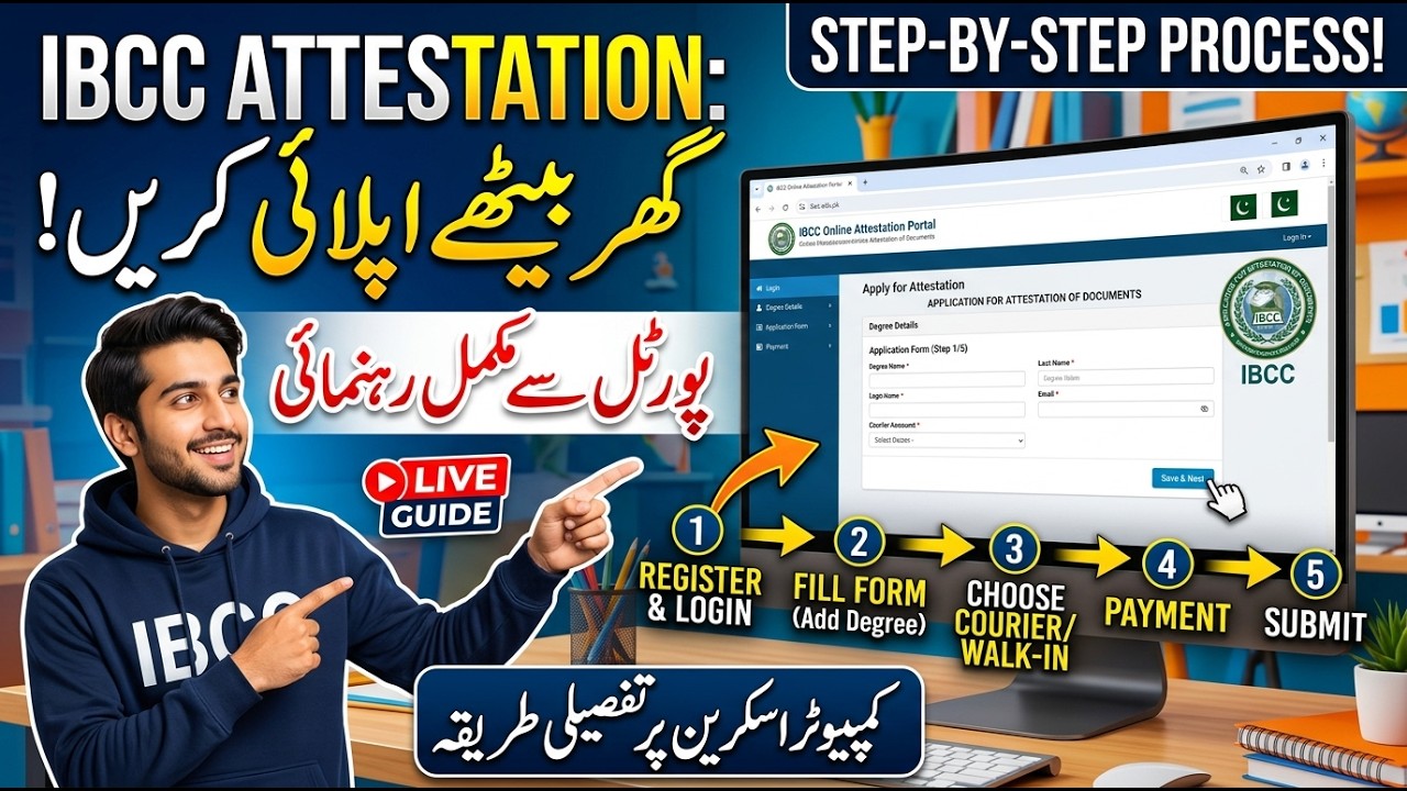 IBCC Attestation Process 2026: Online Form Filling, Fee Payment & Courier Setup Detailed Tutorial