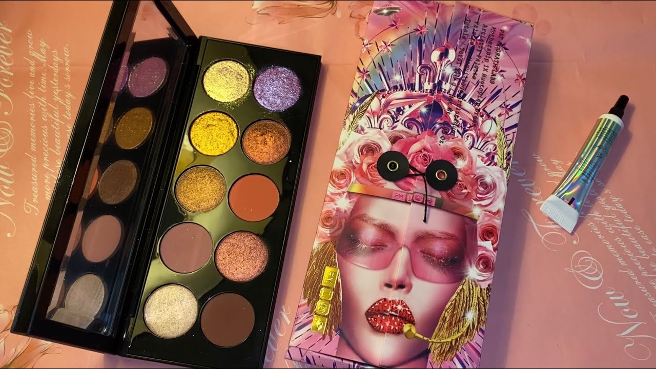 АСМР Шёпот |PAT McGRATH Mothership IX Huetopian Dream Palette |Распаковка | Свотчи | ASMR |Swatches
