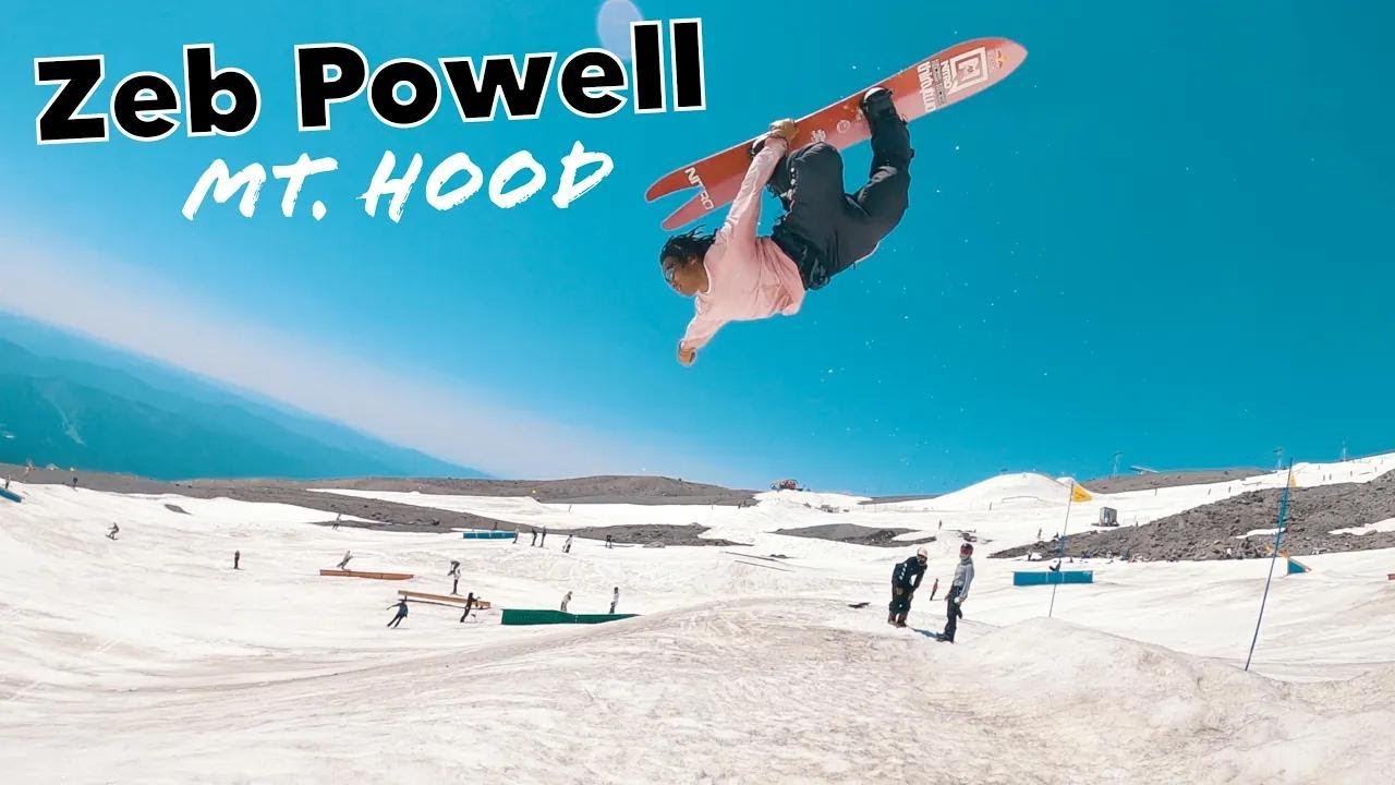 Zeb Powell shreddet Mount Hood auf einem 203-cm-Board!
