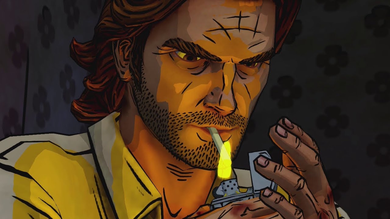 Every time Bigby smokes and adjusts his tie