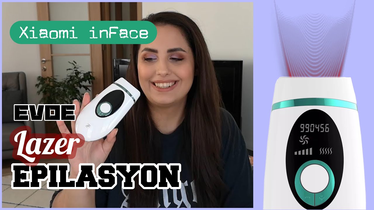 Xiaomi inFace IPL Lazer Epilasyon Cihazı Uygulaması  | Evde Lazer Epilasyon