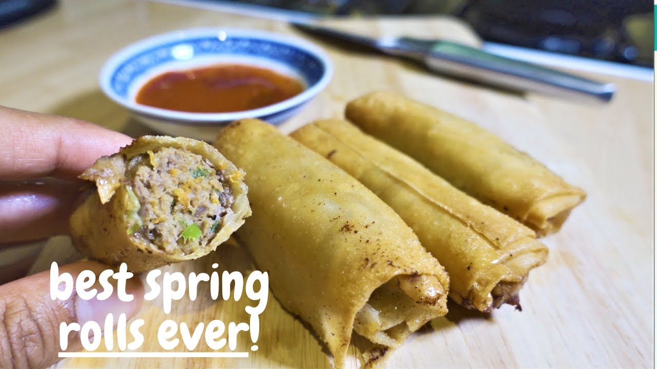 My Perfect Beef & Prawn Spring Rolls | Juicy, Delicious and Easy!