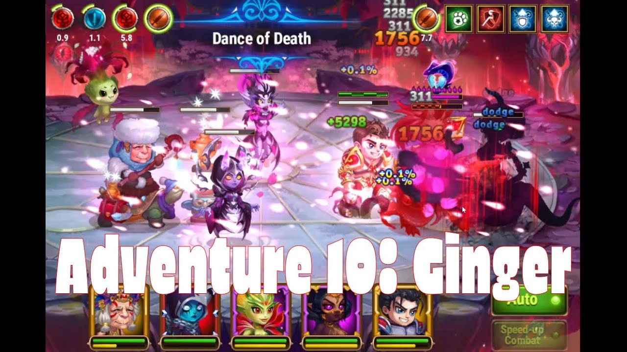 Hero Wars: Adventure 10. Yasmine vs All boss.