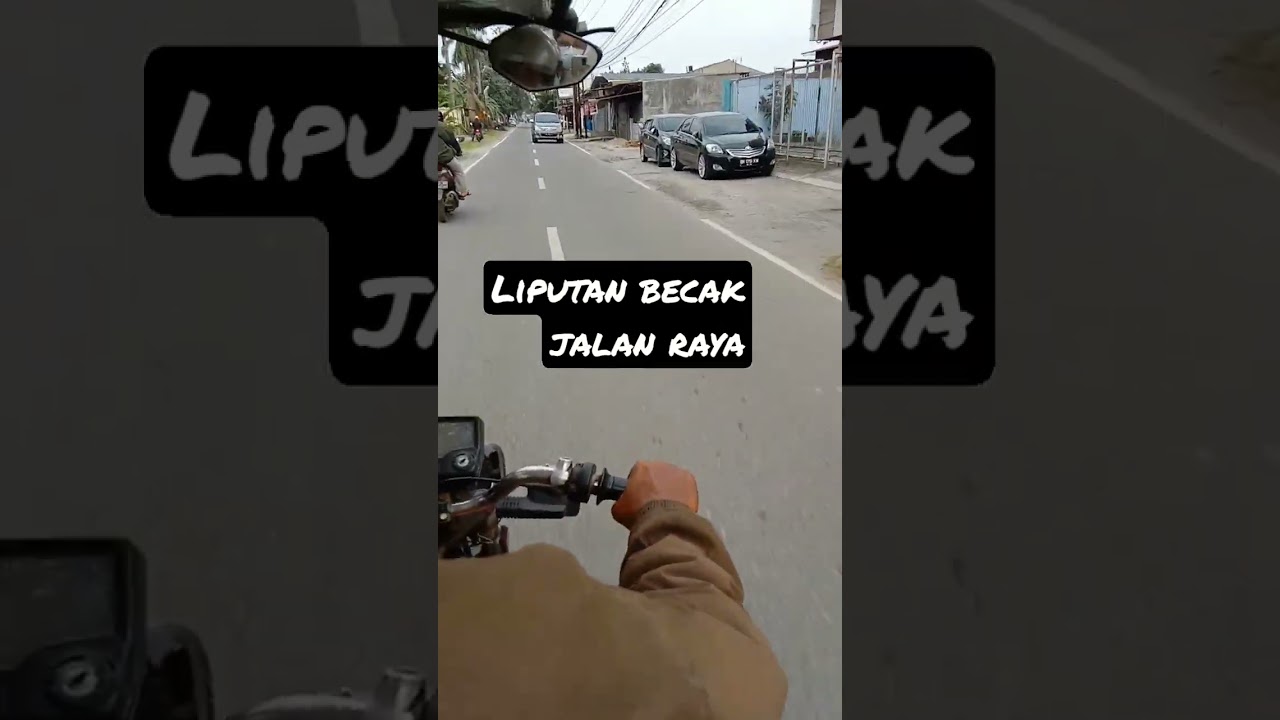 LIPUTAN SERU BECAK JALAN RAYA DAN MARKA JALAN#shorts #videoshorts #jalanraya #markajalan