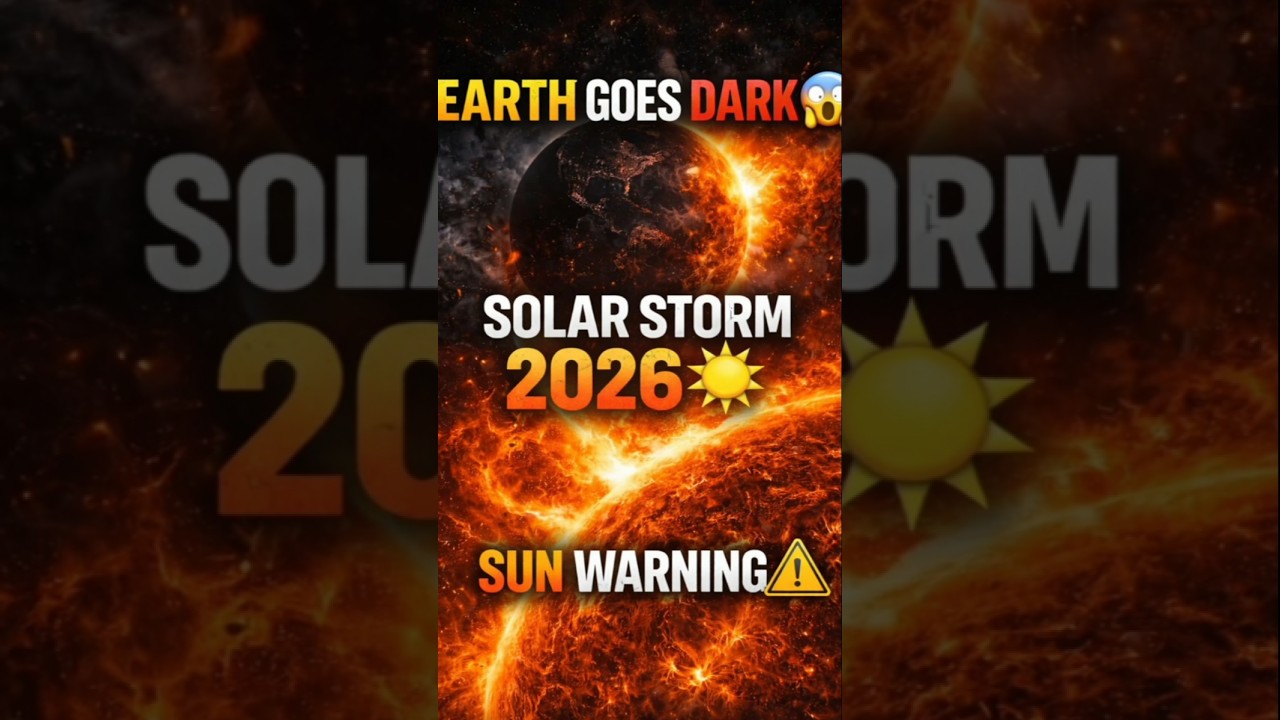 2026 Solar Storm: The Day Earth Goes Dark 🌑