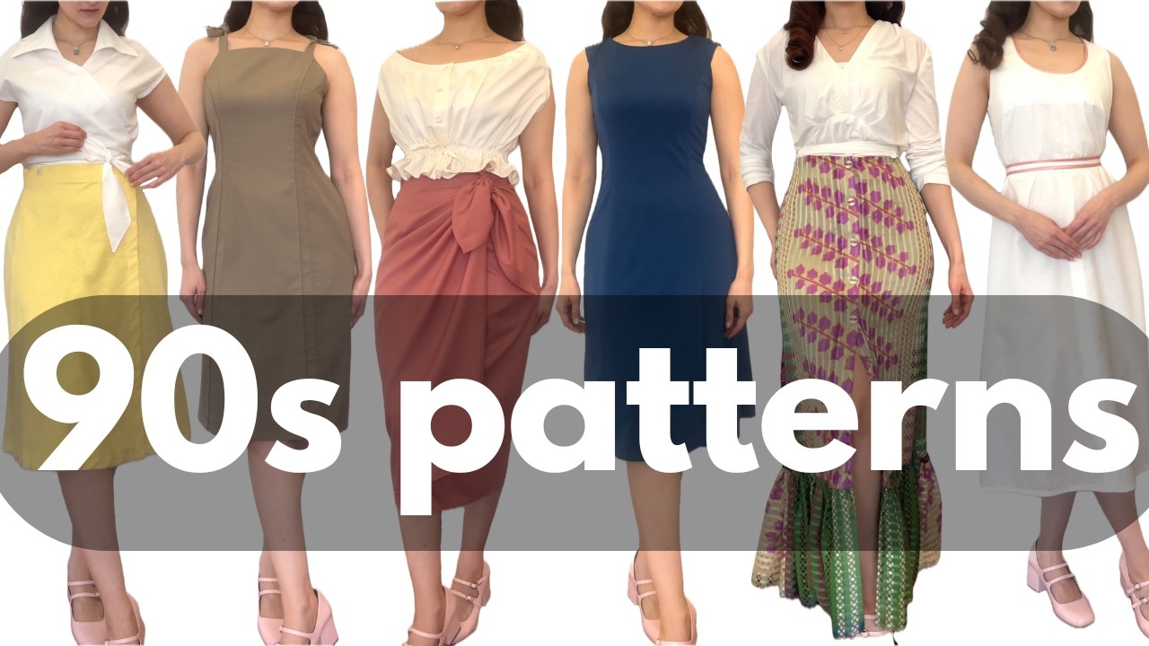 I made an entire 90s summer wardrobe in 3 weeks - Burda sewing patterns