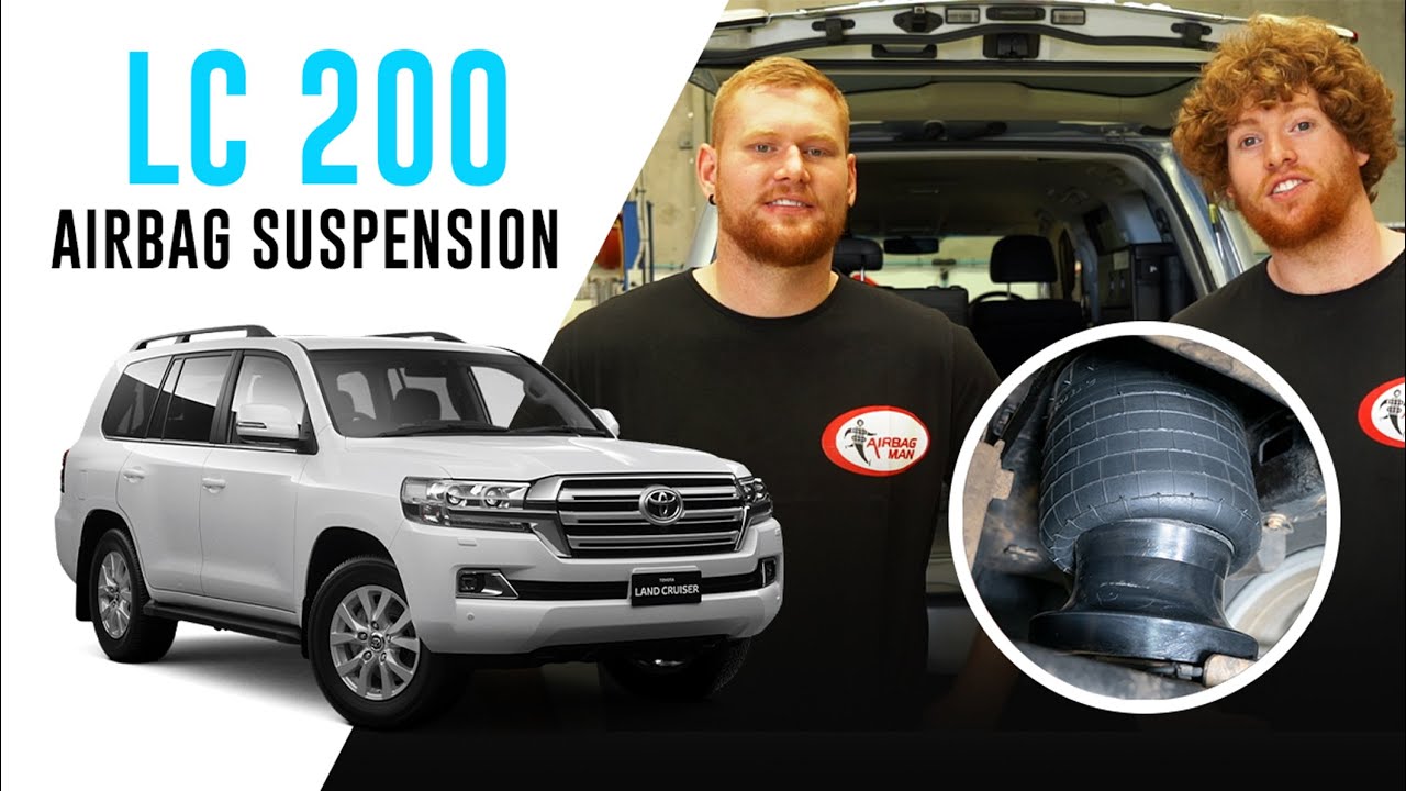 Как установить: комплект задней пневматической подвески Land Cruiser 200 серии, номер детали OA6037