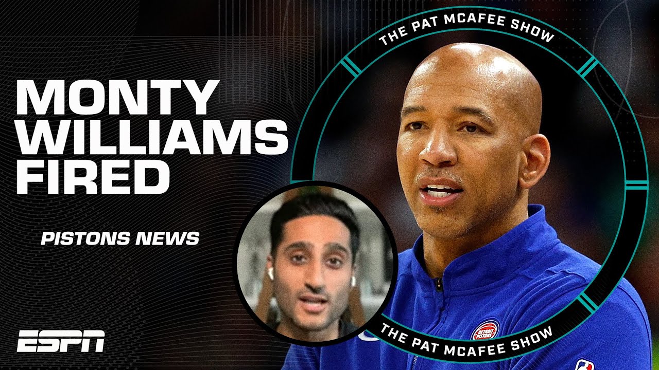 Shams details Pistons firing Monty Williams with 5 years, $65M+ left on his deal | Pat McAfee Show