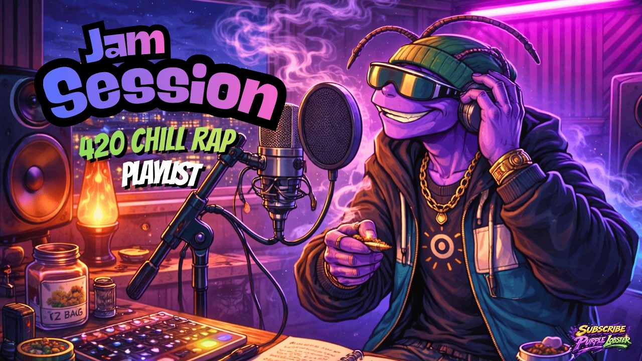 Jam Session 🍃 420 Chill Rap Playlist  Post MAlone Type • Bluesy Hip Hop • Stoner Vibesmp4
