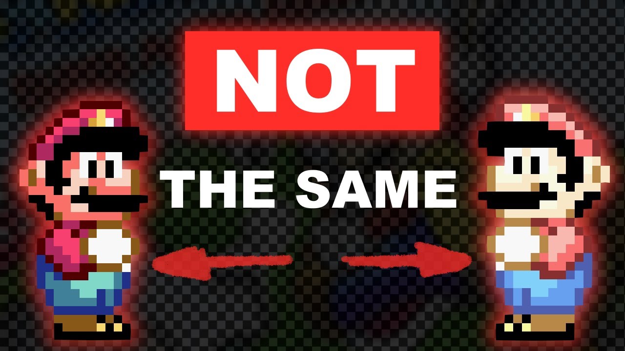 Mario Advance 2 and Mario World are DIFFERENT