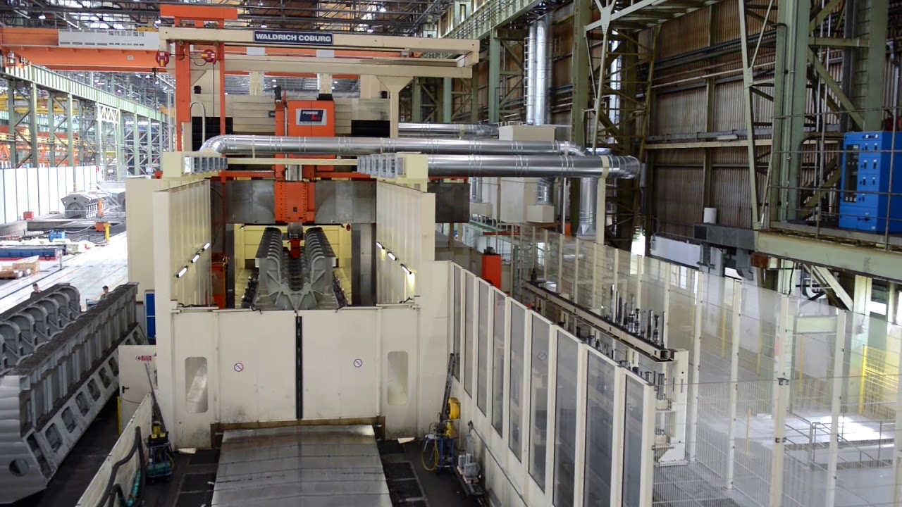 Waldrich Coburg - Manufacturing of diesel engines at Waertsilae