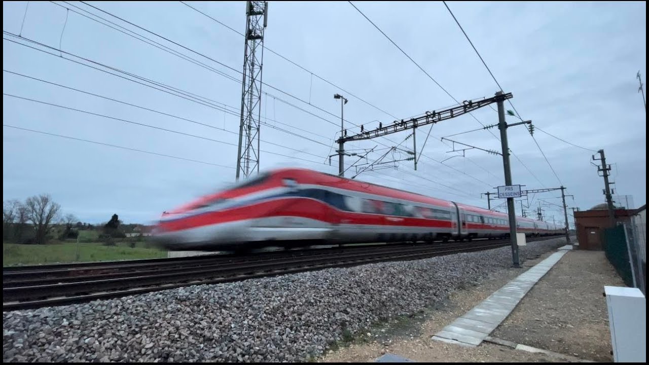 High speed train, TGV, frecciarossa in France