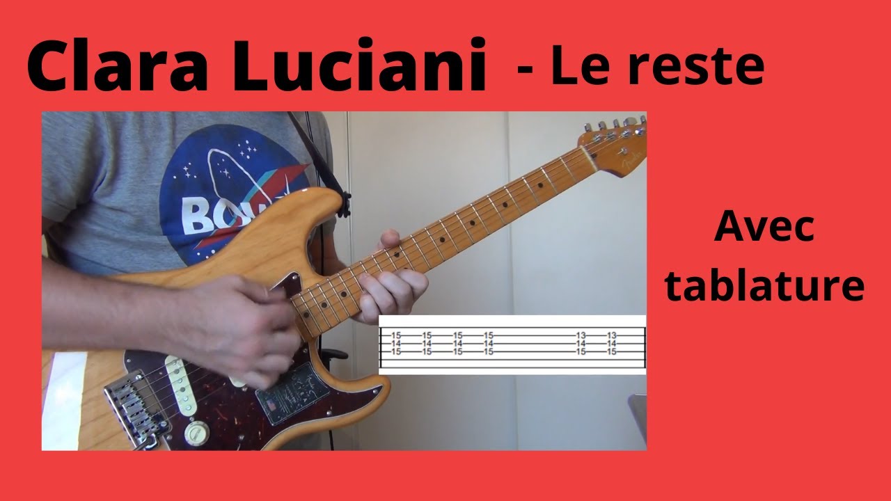 Clara Luciani - Le Reste (Tutoriel Accords rythmique en description)