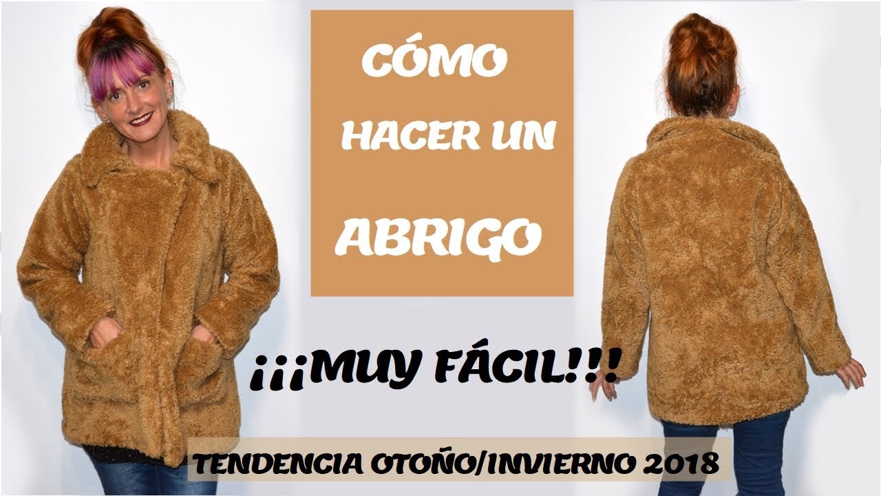 Cómo hacer un abrigo de manera sencilla, sin complicaciones