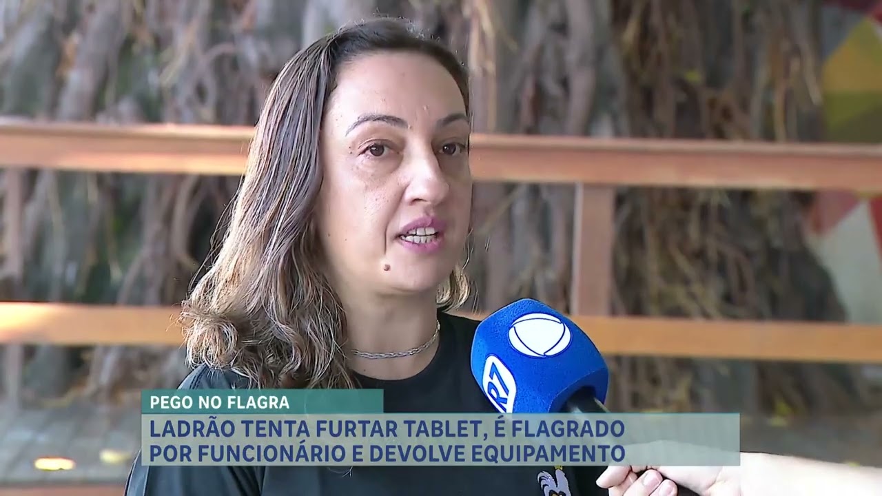 Homem furta tablet em restaurante na Pampulha, é flagrado e devolve o aparelho