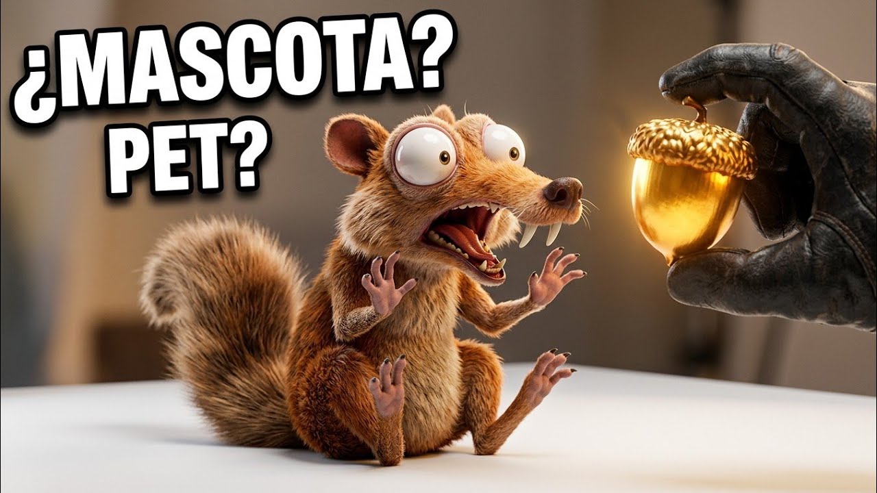 В реальной жизни у меня есть Скрат как домашний питомец. 🐿️