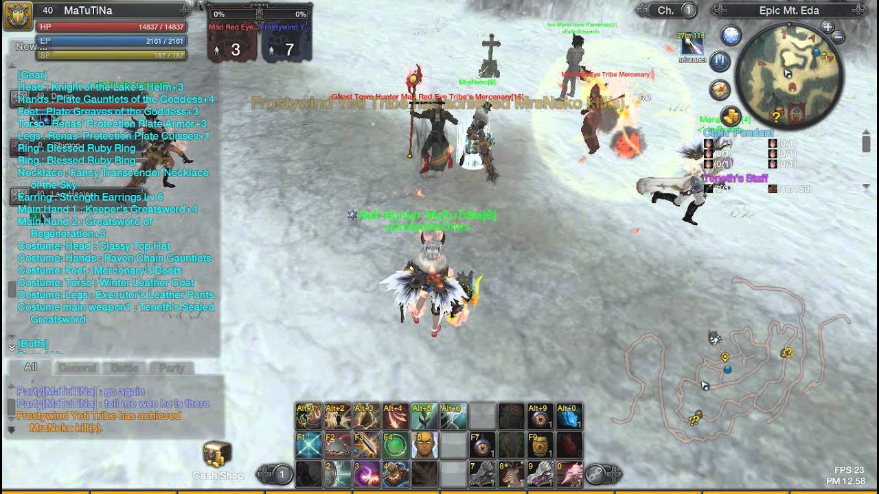 Raiderz Crawler Server [MrsNeko] hacking in Epic Mt. Eda