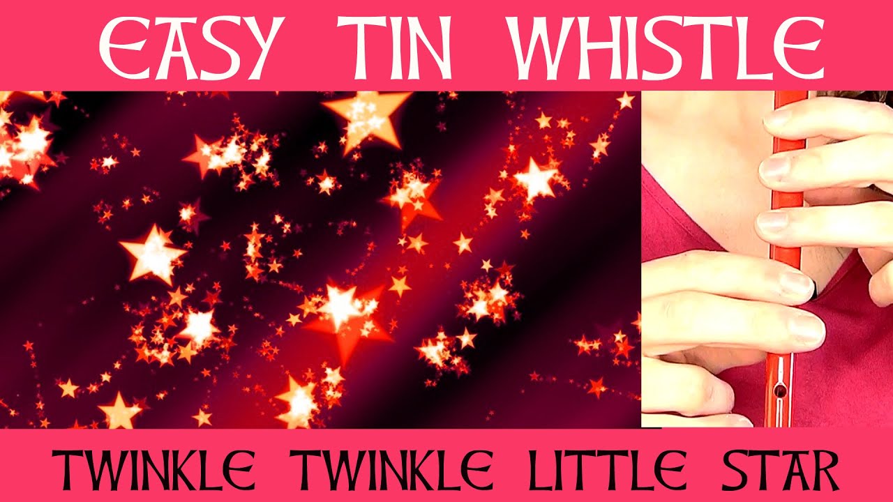 EASY TIN WHISTLE TUNES FOR ABSOLUTE BEGINNERS - PART 1 - Twinkle Twinkle Little Star TUTORIAL