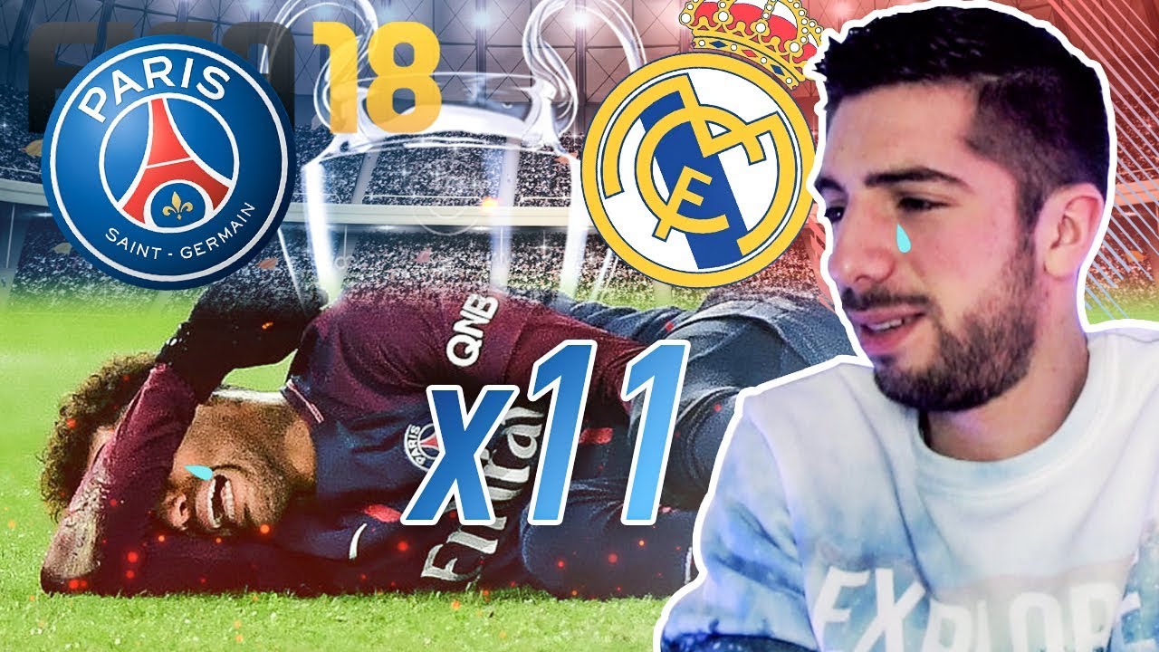 LE PSG PEUT-IL SE QUALIFIER AVEC SES 11 JOUEURS BLESS&Eacute;S ?? PSG - REAL MADRID FIFA 18