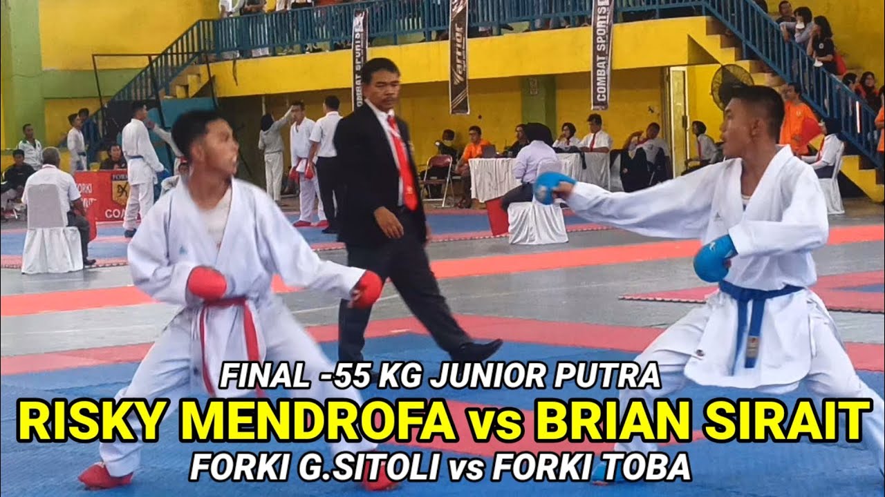 Final -55 kg Junior Putra||Risky Mendrofa vs Brian Sirait