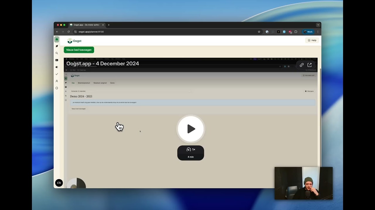 Welkom bij Oogst.app - Moestuin plannen