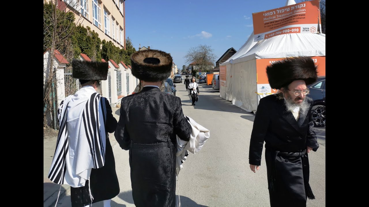Shabbath szabat szabas. Chasydzi w Leżajsku. Git szabes 2025.03.22