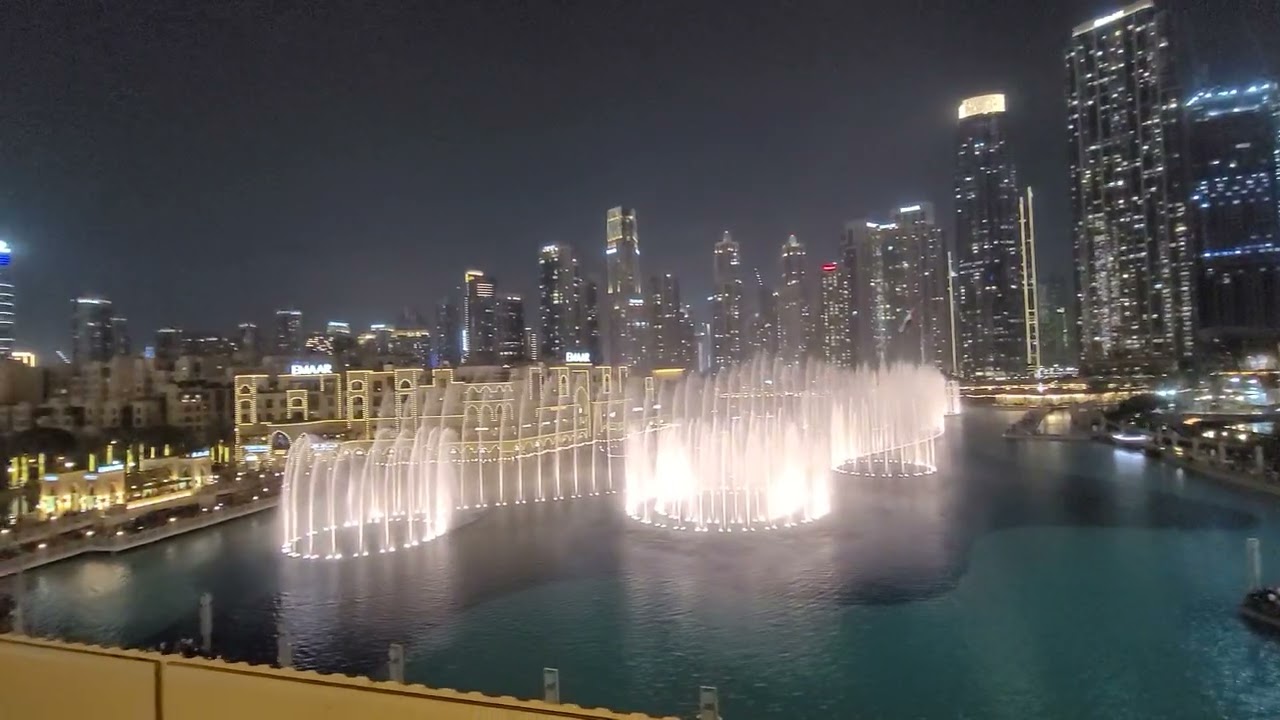 #두바이#힐링#분수쑈