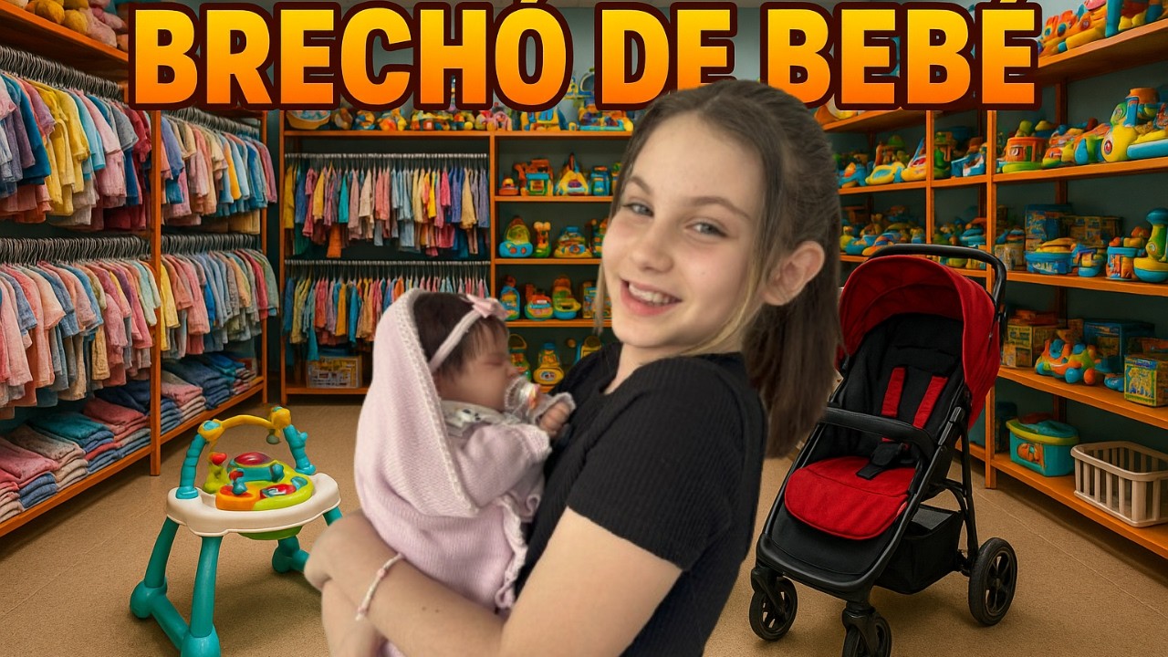 Quando vi esse item no brechó, EU SABIA que precisava levar para meus reborn!