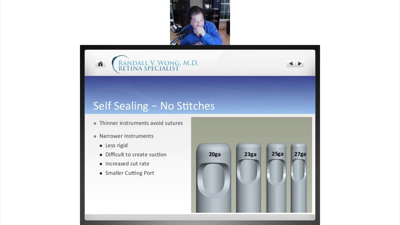 Anatomy of a Vitrectomy Instrument | Treatment of Floaters | Webinar May 2018 | Randall Wong MD