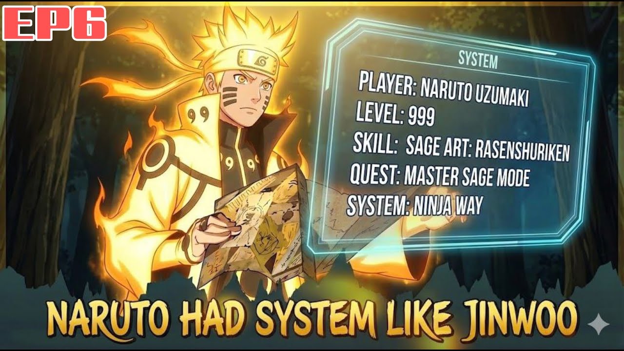 What if Naruto had a Solo leveling System? ( Power Up Like Jinwoo) Episode-6 | Naruto Susu in Open 😂