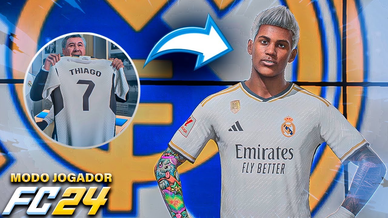 O NOVO '7' DO REAL MADRID!! - MODO CARREIRA JOGADOR EA FC 24 TEMP. 04 #EP 01 (PC)