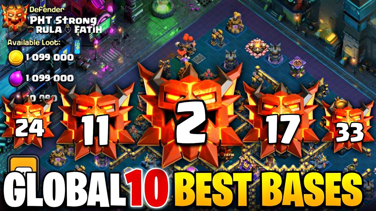 5500-5800 Trophy Pushing Legend Base TH17 | Глобальный рейтинг игроков Легендарная лига ССЫЛКА НА...