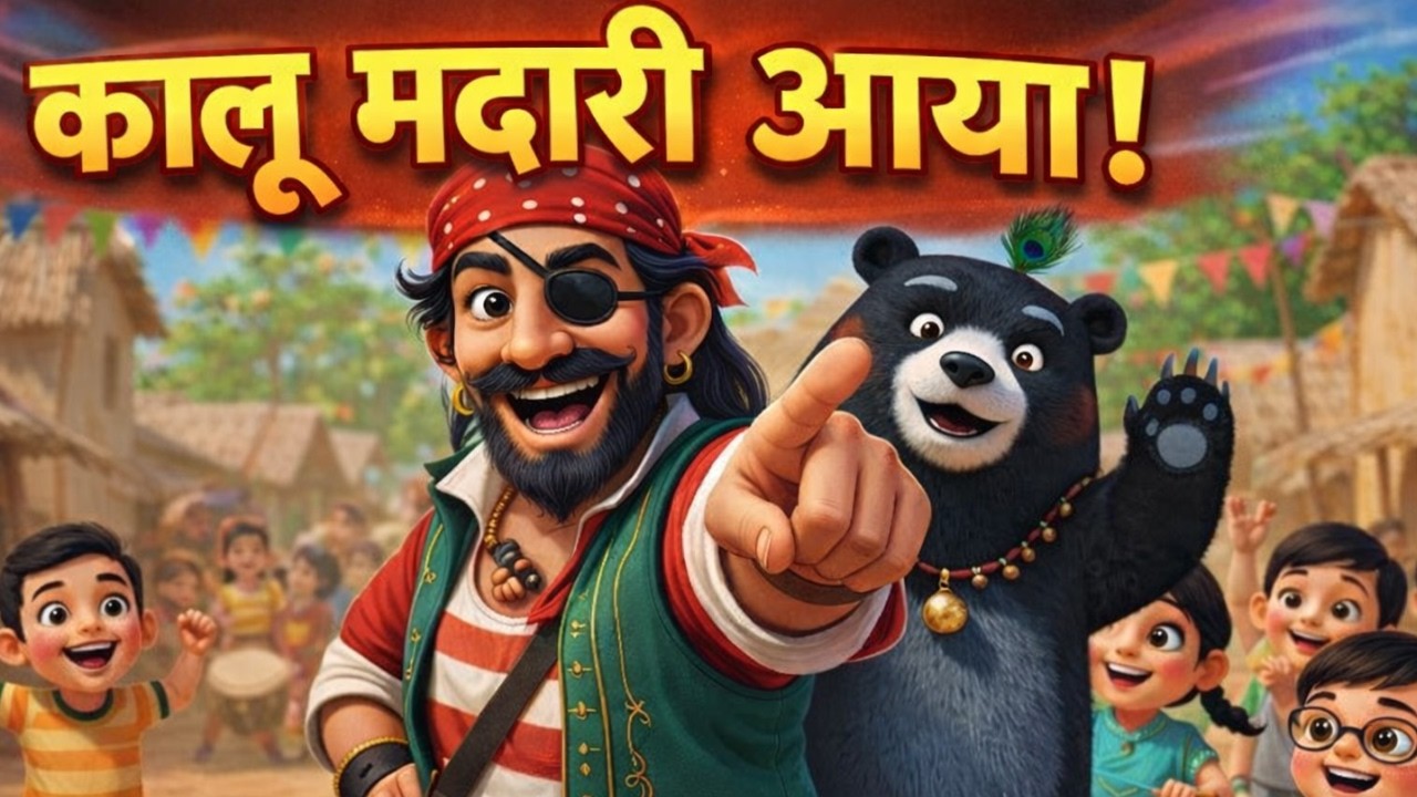 kalu madari aaya | कालू मदारी आया | kalu madari | kalu madari aaya kala apna bhalu laya