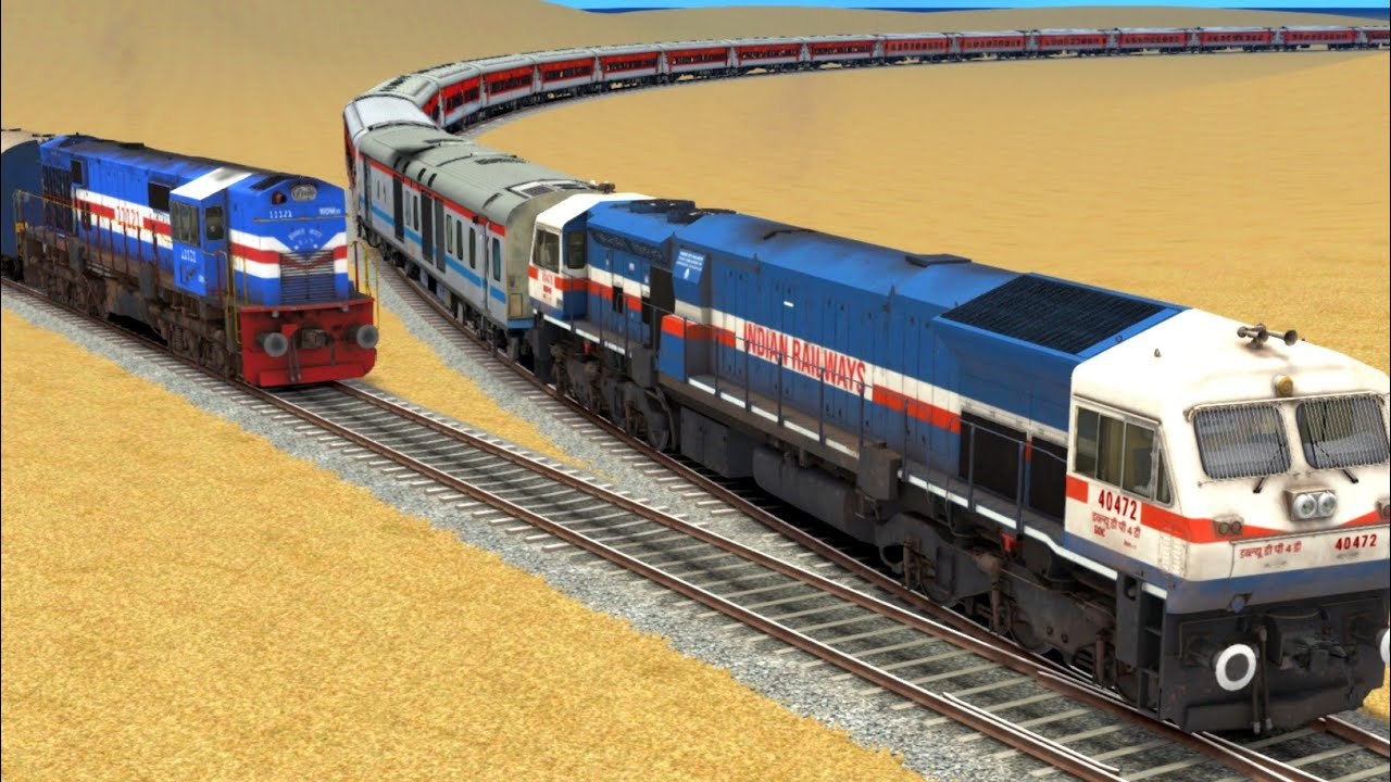 HIGH SPEED TRAINS CROSSING RAILROAD CROSSINGS | Level Crossing | Indian Railways Trains