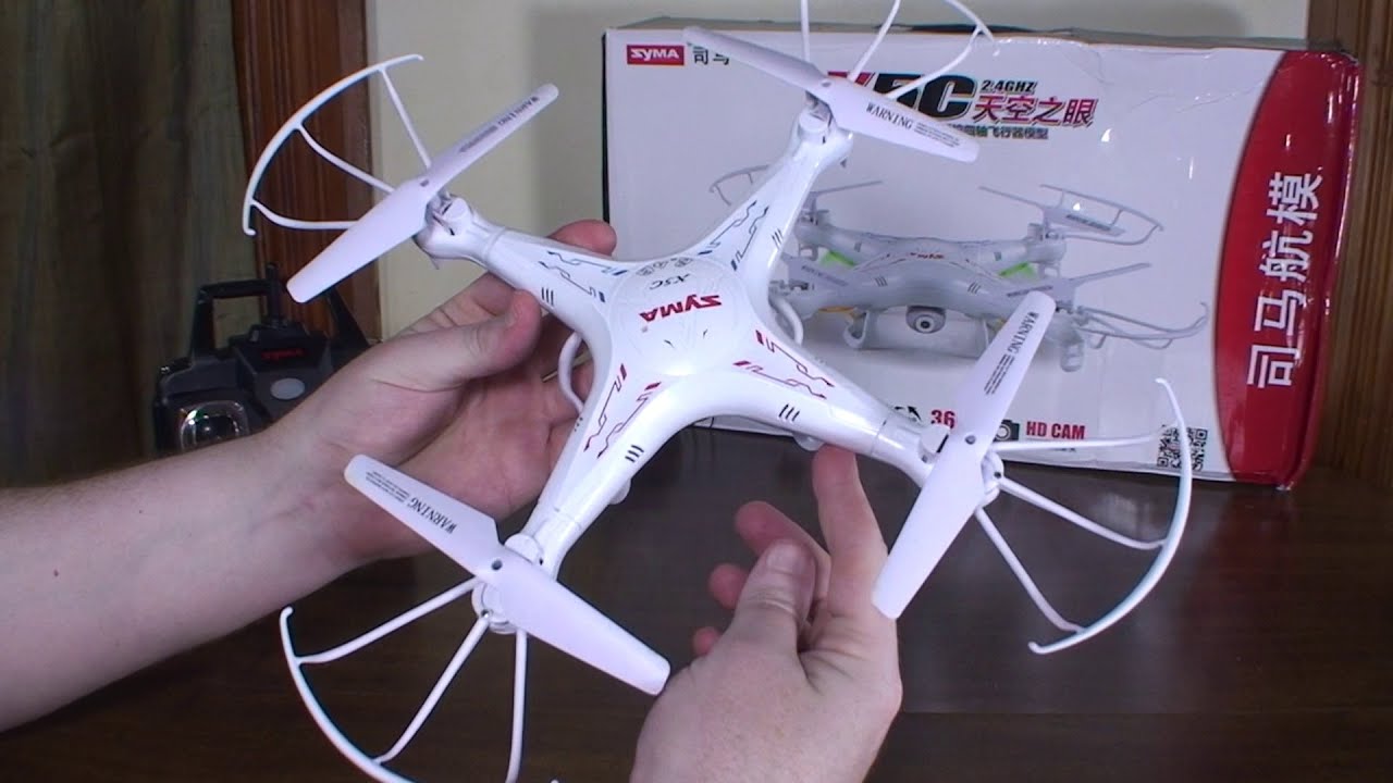 Syma - X5C Explorers - Обзор и полёт (в помещении и на открытом воздухе)