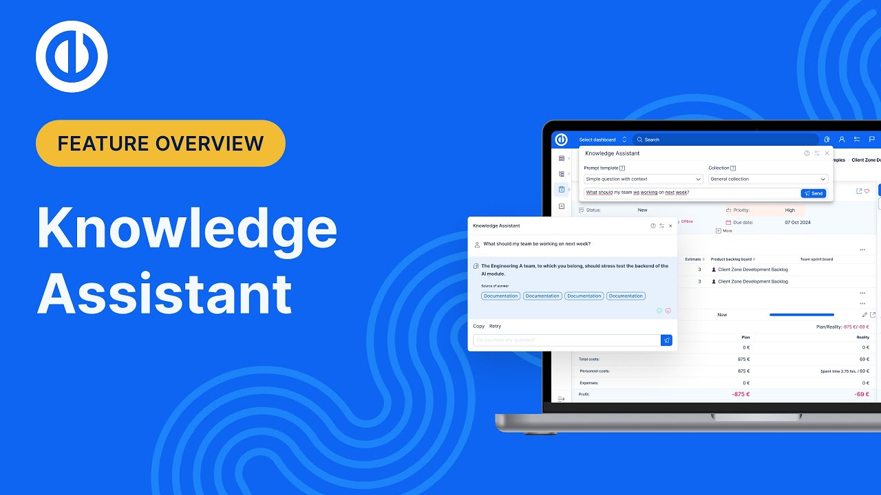 Discover Easy Redmine's hidden features: Knowledge Assistant by Easy AI