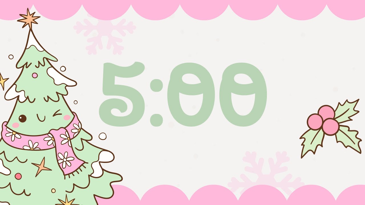 5-Minute Timer Christmas Themed with music