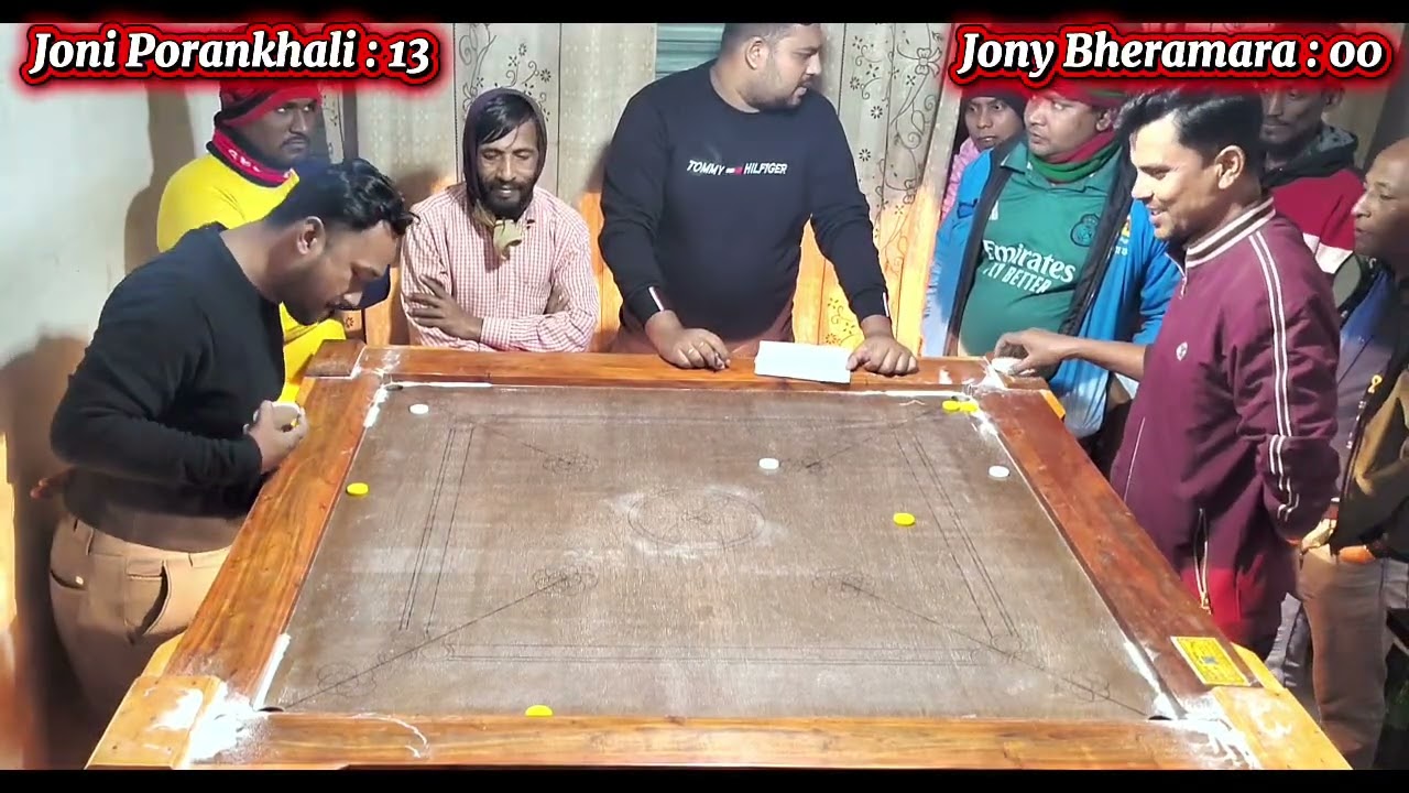 New Carrom tournament 2026 জনি ভেড়ামারা বনাম জনি পরানখালী  1st Round 4th series #games #gaming  