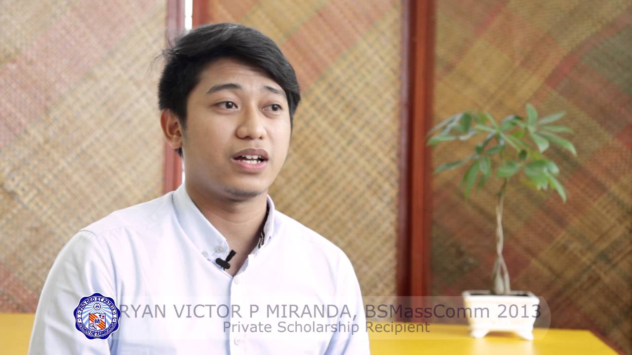 Ateneo is Possible - Ryan Victor P Miranda (Private Scholarship Recipient)