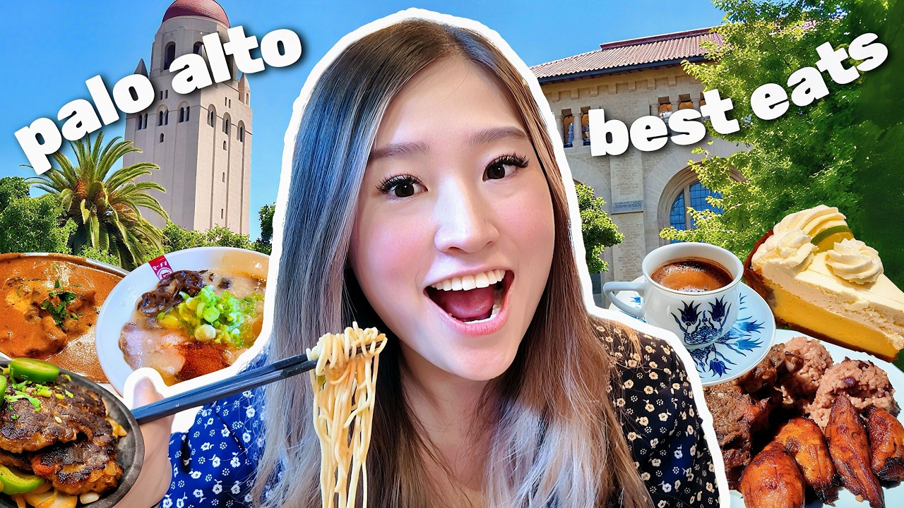 What to Eat in PALO ALTO! Best Affordable Local Eats Near Stanford 🌴 Ramen, Tofu Soup, Curry & More