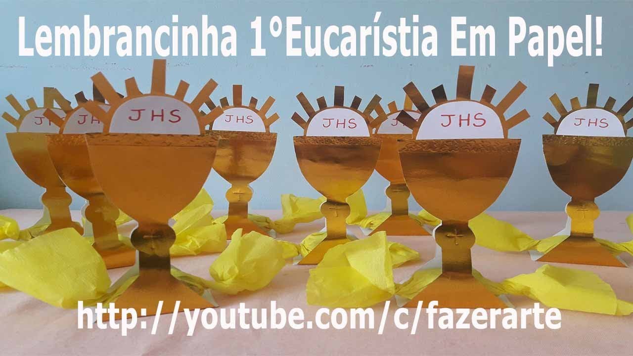 Lembrancinha Primeira Comunhão Super Fácil - Primeira Eucaristia!