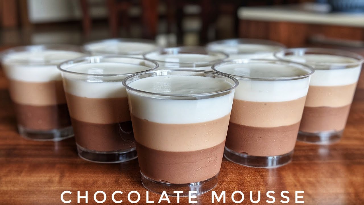 Triple Chocolate Mousse Recipe| Eggless Chocolate Mousse Recipe| The Food Story