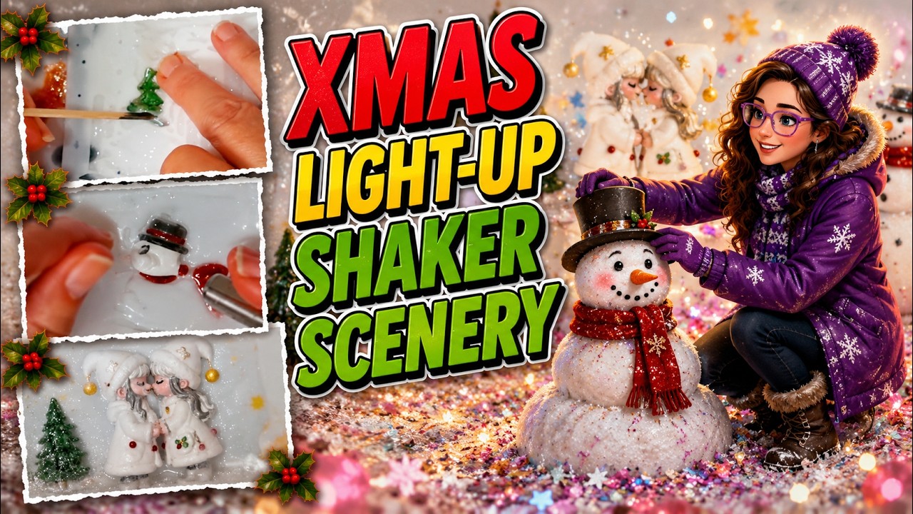 DIY Xmas Shaker Box Tutorial (Mistakes & Fixes Included)