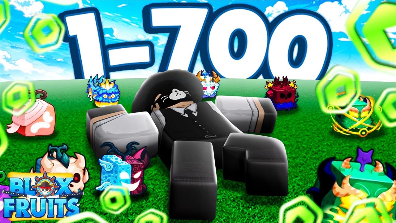DE NIVEL 1 AL 700 PERO SI MUERO CAMBIO DE FRUTA EN BLOX FRUITS!