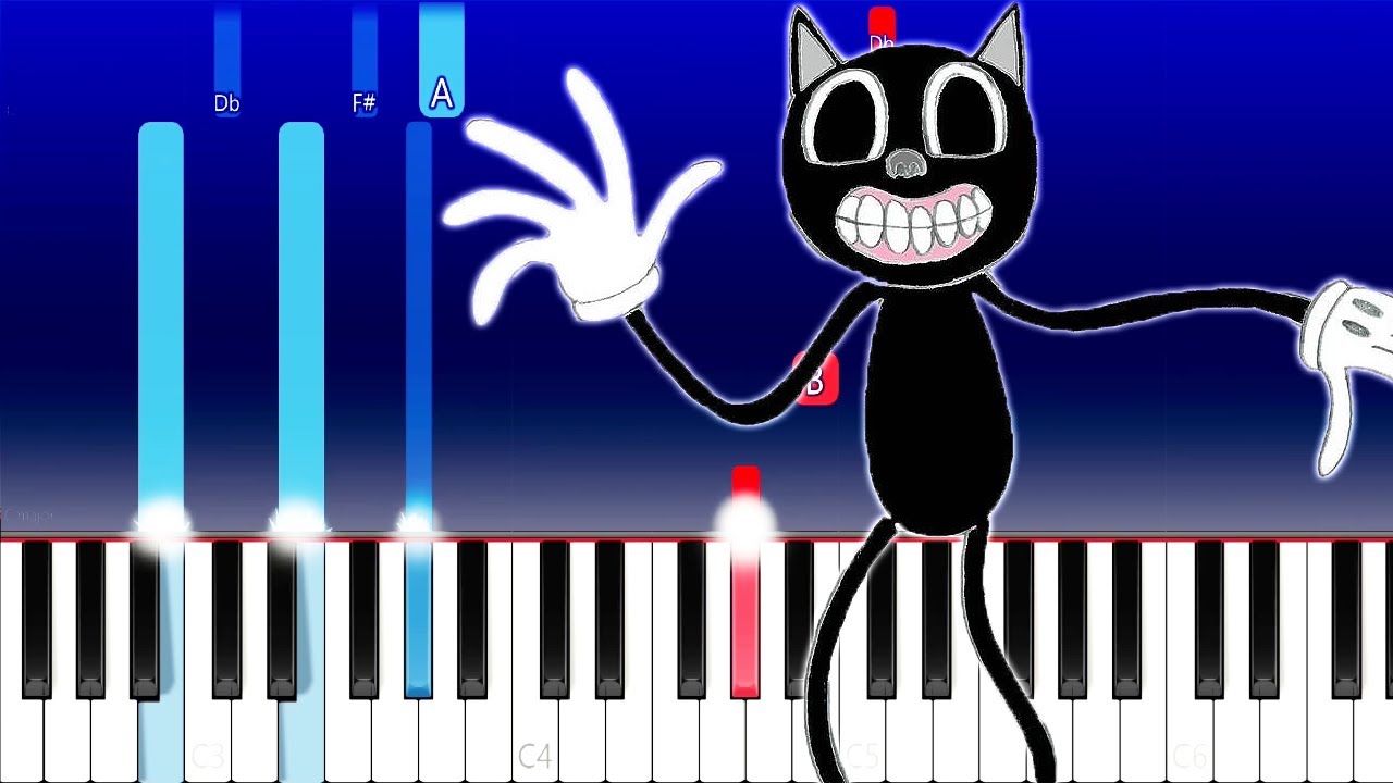 Cartoon Cat Song - Run Away - Or3o Ft. Sleeping Forestand, SamHaft (Piano Tutorial)